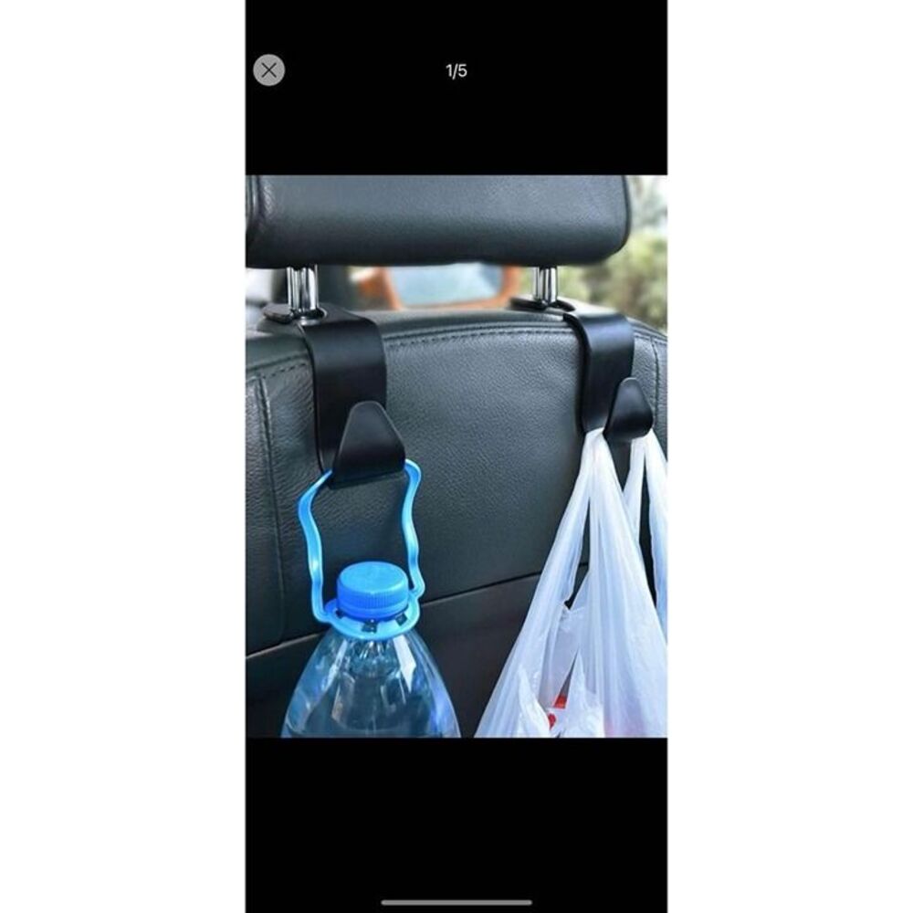 Car Seat Back hooks — purse hanger for cars (2)